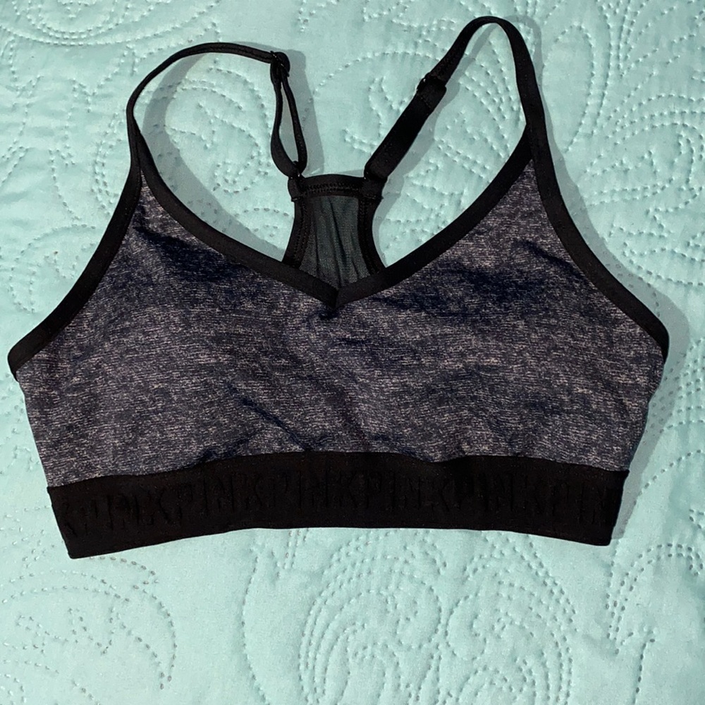 Pink sport bra